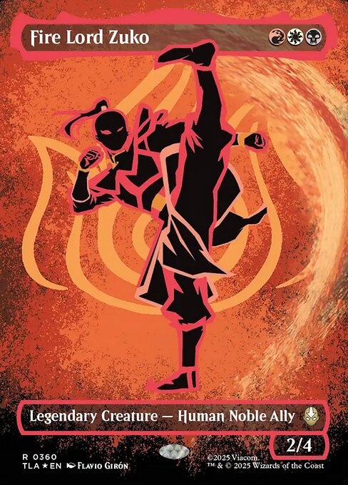 Fire Lord Zuko - Foil