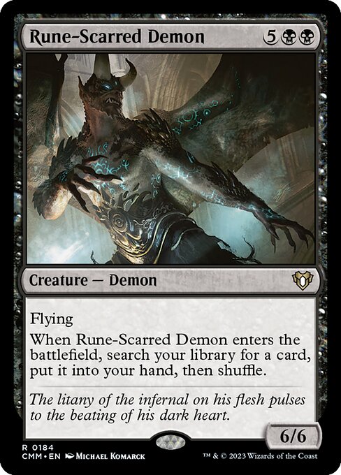 Rune-Scarred Demon - Nonfoil
