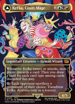 Kefka, Court Mage // Kefka, Ruler of Ruin (Borderless 322)