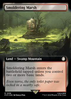 Smoldering Marsh (Extended Art - Surge Foil)