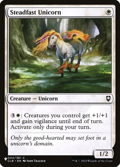 Steadfast Unicorn - Nonfoil
