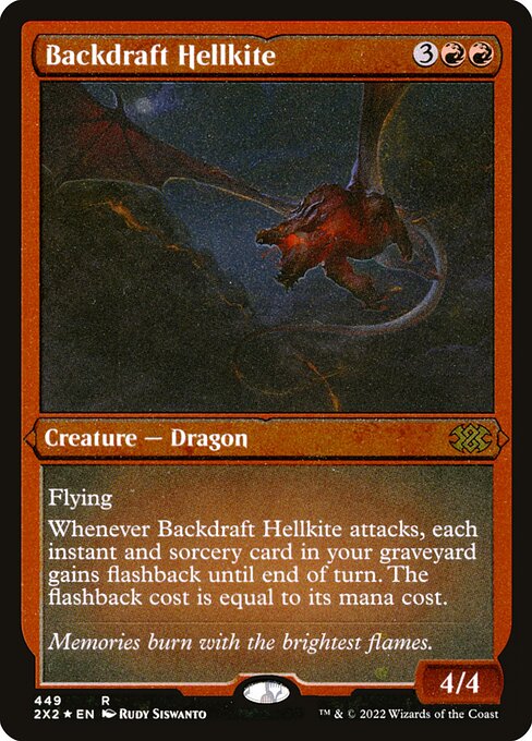 Backdraft Hellkite - Etched
