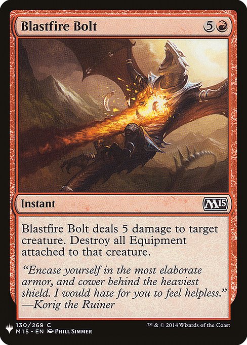 Blastfire Bolt - Nonfoil