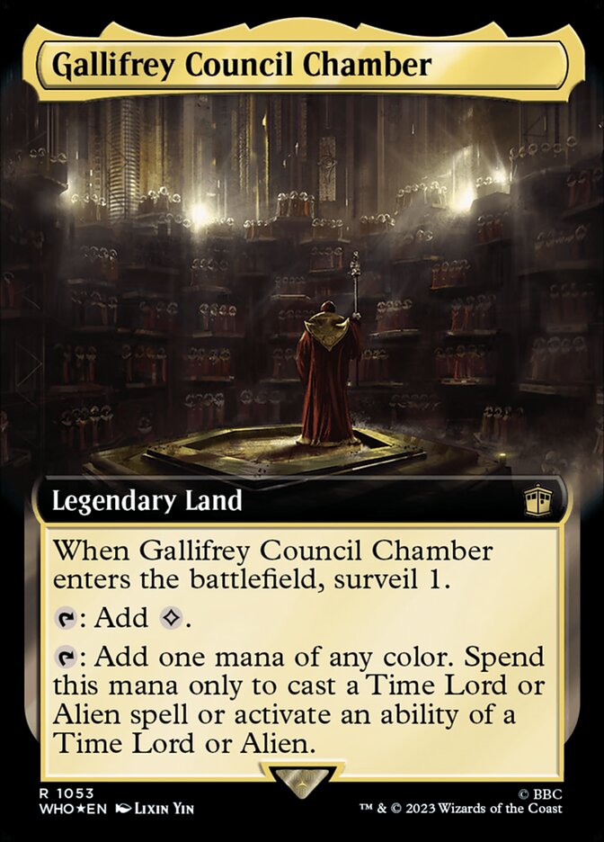 Gallifrey Council Chamber (Extended Art - Surge Foil)