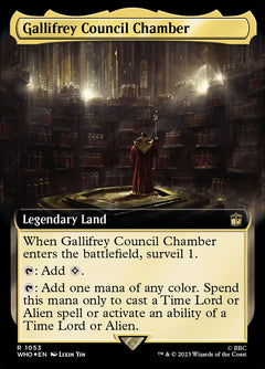 Gallifrey Council Chamber (Extended Art - Surge Foil)