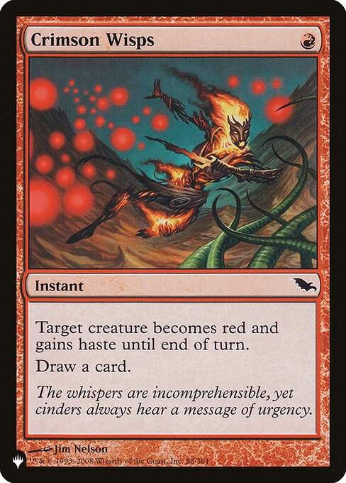 Crimson Wisps - Nonfoil