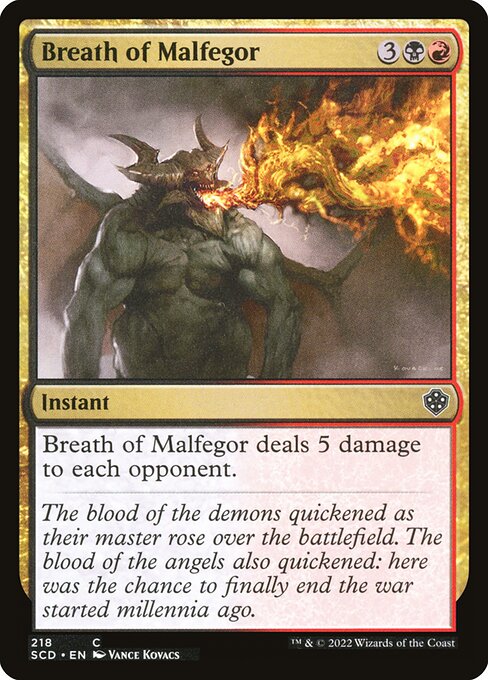 Breath of Malfegor - Nonfoil