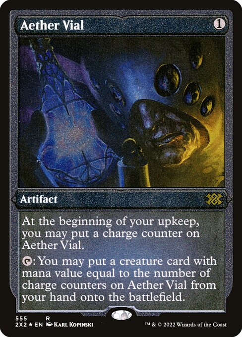 Aether Vial - Etched