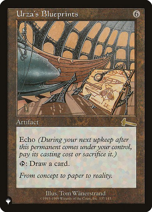 Urza's Blueprints - Nonfoil