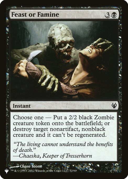 Feast or Famine - Nonfoil