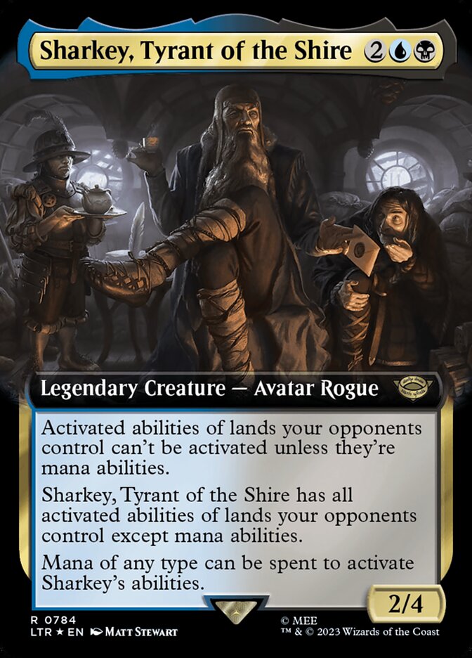 Sharkey, Tyrant of the Shire (Extended Art)