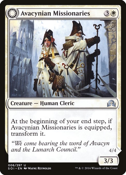 Avacynian Missionaries // Lunarch Inquisitors - Nonfoil