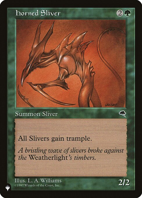 Horned Sliver - Nonfoil
