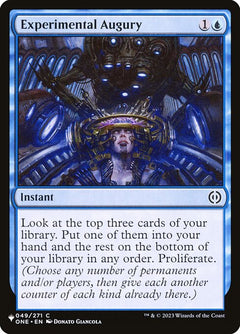 Experimental Augury (The List)