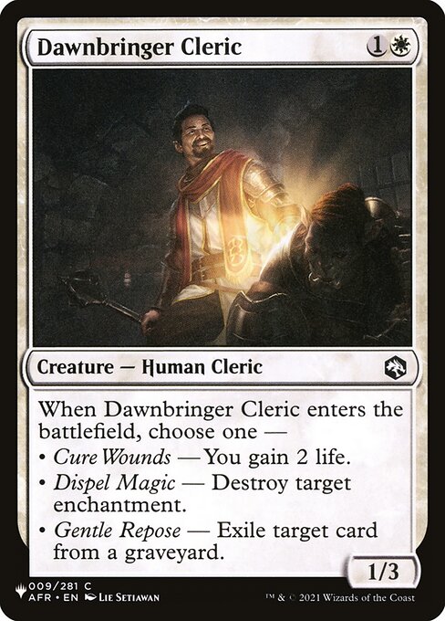 Dawnbringer Cleric - Nonfoil