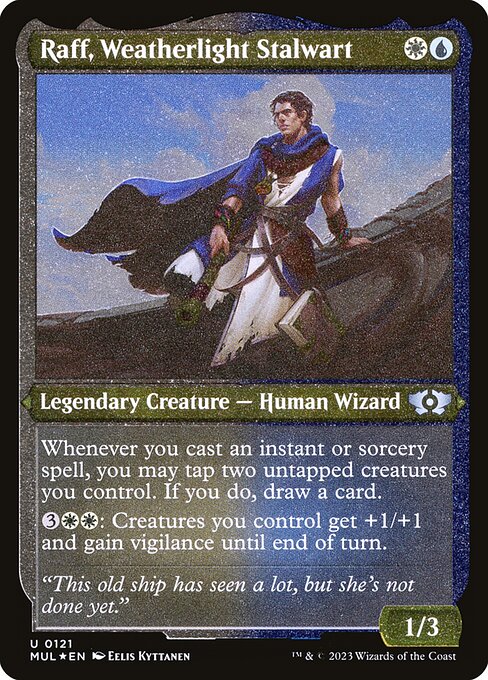 Raff, Weatherlight Stalwart - Etched