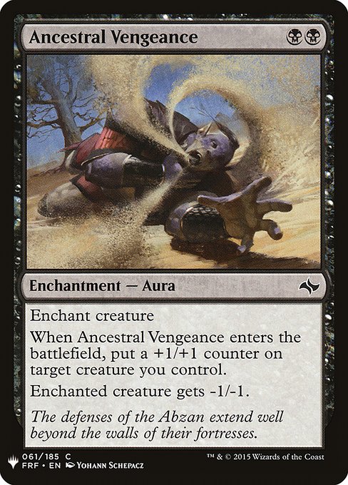 Ancestral Vengeance - Nonfoil