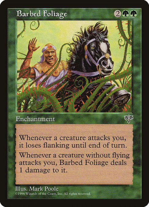 Barbed Foliage - Nonfoil
