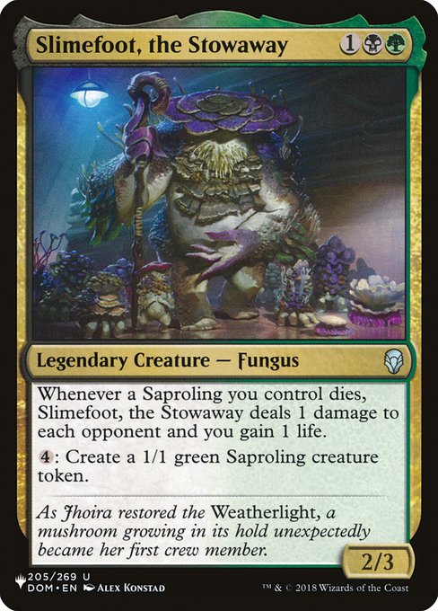 Slimefoot, the Stowaway - Nonfoil