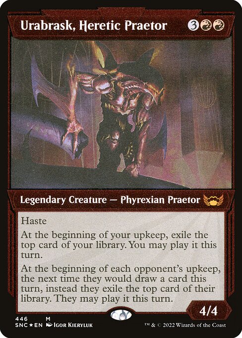 Urabrask, Heretic Praetor - Etched