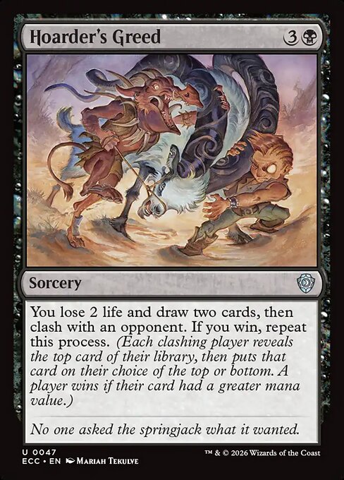 Hoarder's Greed - Nonfoil