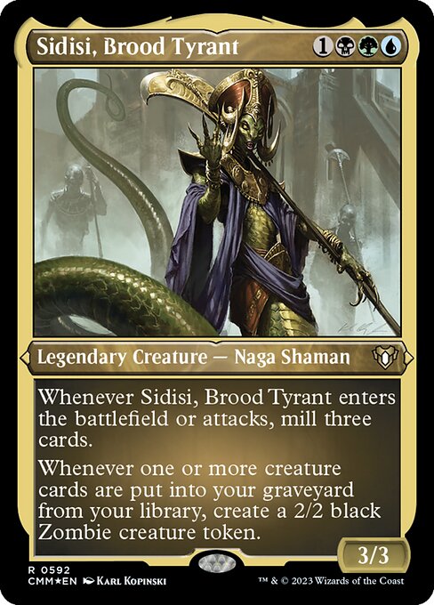 Sidisi, Brood Tyrant - Etched