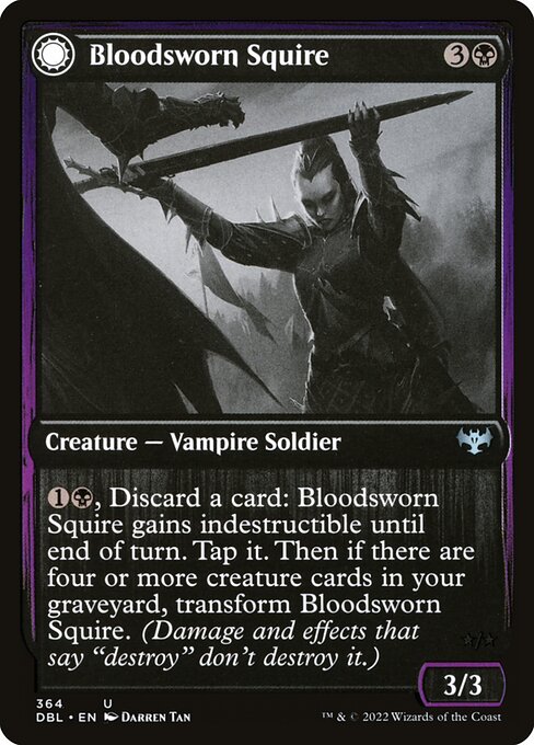 Bloodsworn Squire // Bloodsworn Knight - Nonfoil
