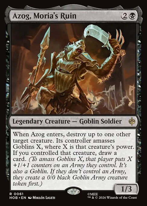 Azog, Moria's Ruin