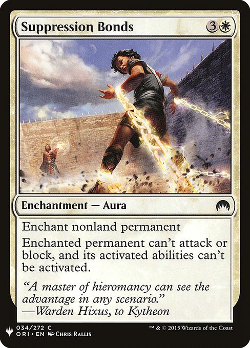Suppression Bonds - Nonfoil