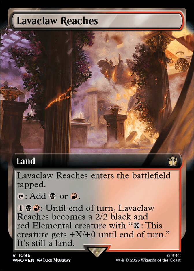 Lavaclaw Reaches (Extended Art - Surge Foil)