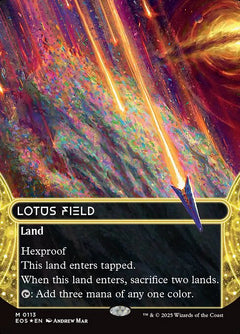 Lotus Field (Borderless - Galaxy Foil)