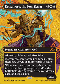 Ketramose, the New Dawn (Borderless - Gold Foil)