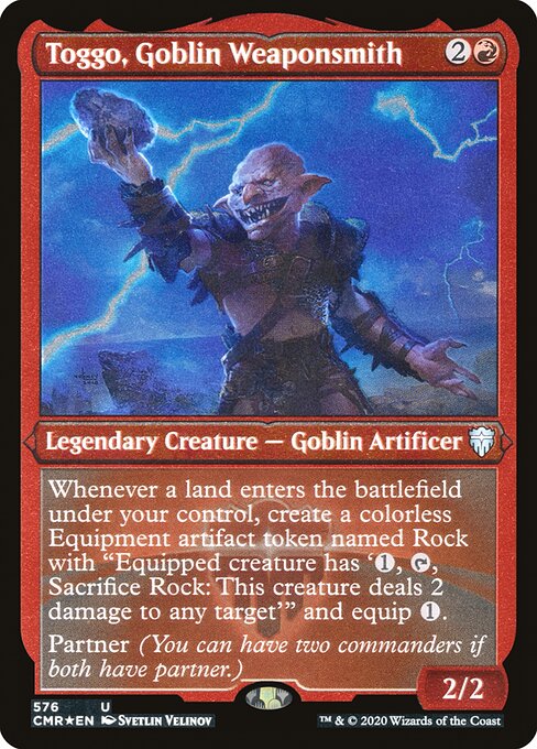 Toggo, Goblin Weaponsmith - Etched