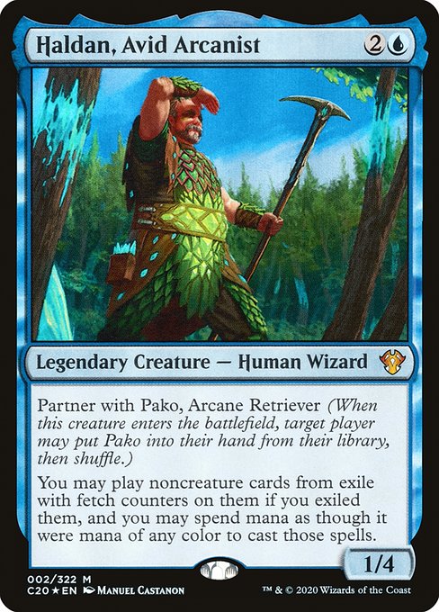 Haldan, Avid Arcanist - Nonfoil