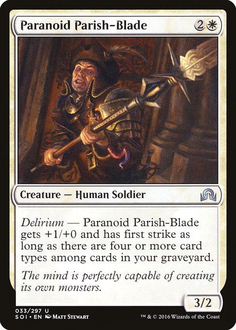 Paranoid Parish-Blade - Nonfoil