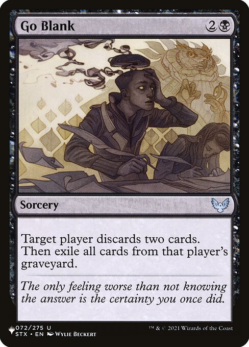 Go Blank - Nonfoil