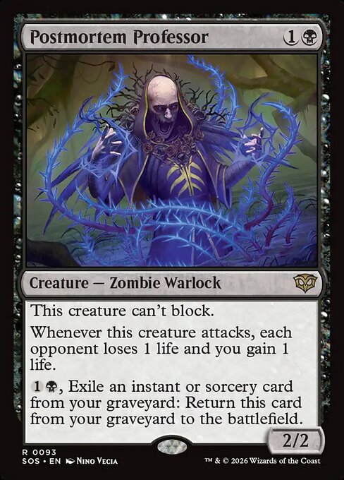 Postmortem Professor