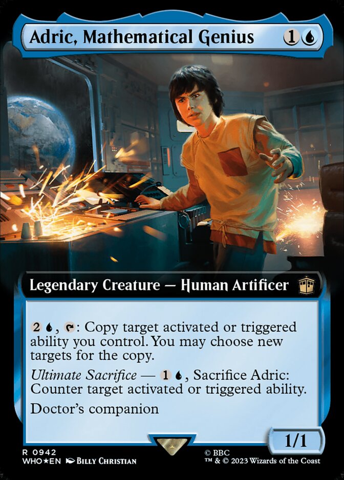 Adric, Mathematical Genius (Extended Art - Surge Foil)
