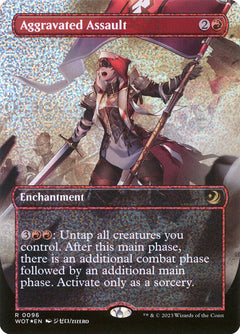 Aggravated Assault (Borderless - Confetti Foil)