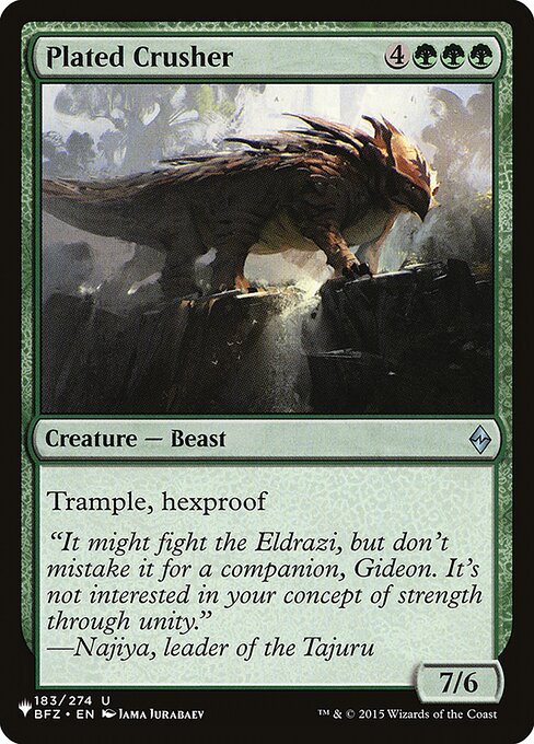 Plated Crusher - Nonfoil