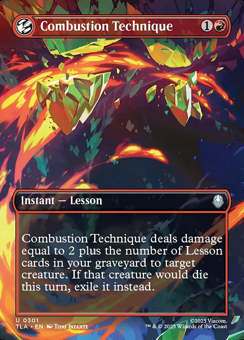 Combustion Technique - Nonfoil