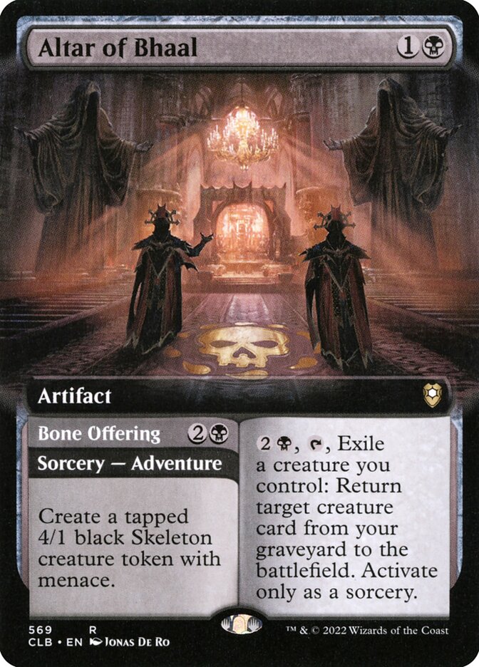 Altar of Bhaal // Bone Offering (Extended Art)