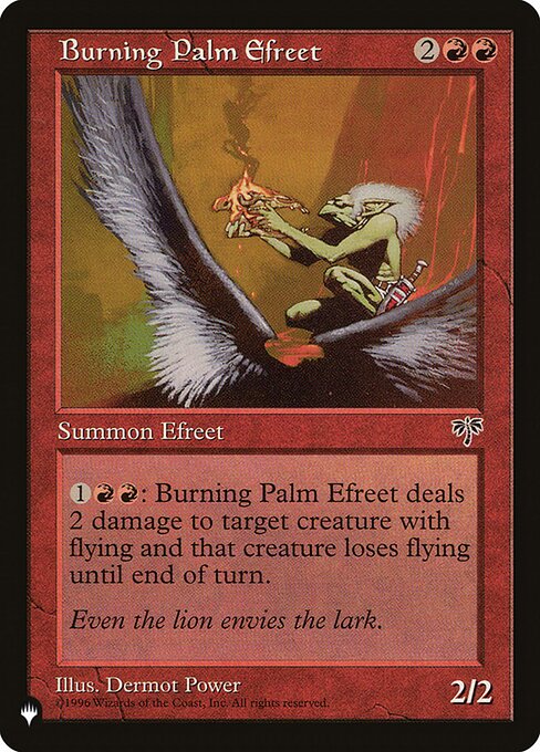 Burning Palm Efreet - Nonfoil