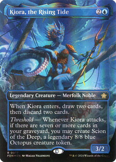 Kiora, the Rising Tide (Borderless - Mana Foil)