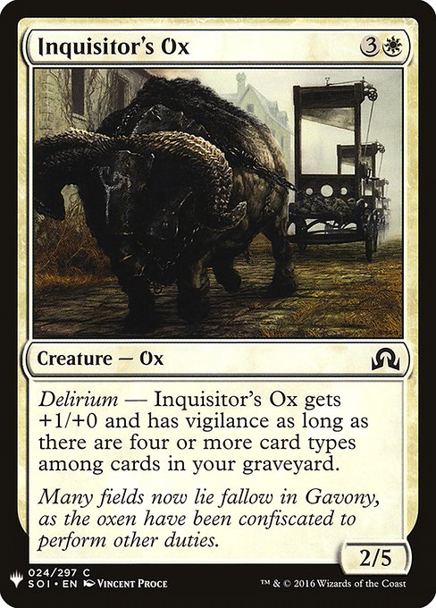 Inquisitor's Ox - Nonfoil