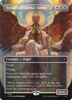 Herald of Eternal Dawn (Borderless - Mana Foil)