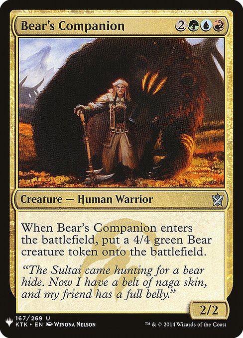 Bear's Companion - Nonfoil