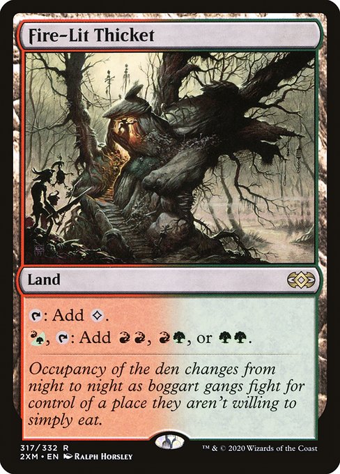 Fire-Lit Thicket - Nonfoil