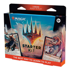 Card game starter kit packaging with 'Magic: The Gathering' branding