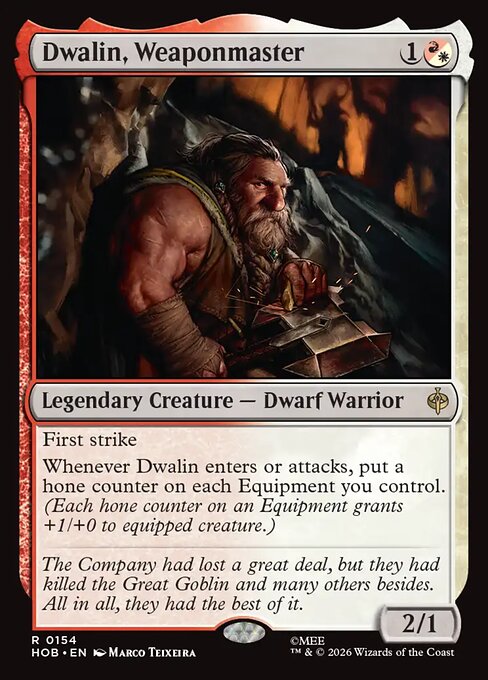 Dwalin, Weaponmaster